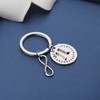 MYOSPARK Mathematical Pi Symbol Pendant Necklace Keychain Science Jewelry Math