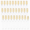 30 Pack 10ml/0.34oz Clear Glass Perfume Sample Bottles, Fine Mist
