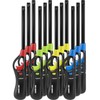 NEON Lighter, Refillable Butane Candle Lighter, 12 Pack Multi-Purpose Reusable