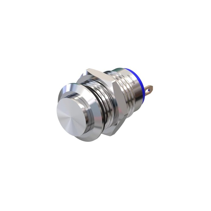 Metzler - Push Button 12mm - IP67 IK10 - Stainless
