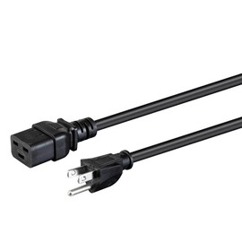 Monoprice USB Type-A to USB Type-B 2.0 Cable - Gold Plated Connectors, 5-Pack, 28/24AWG, 6 Feet, Black