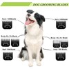 Detachable Pet Dog Grooming Clipper Ceramic Blades Set,Compatible with Andis,Oster