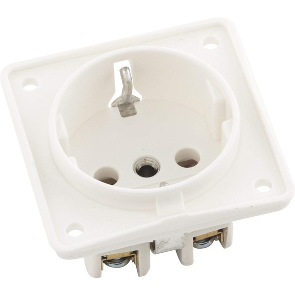 Berker 941852502 Integro socket Schuko white matt loose