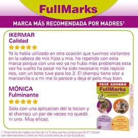 FULLMARKS Antipiojos y Liendres Champú 100ML + Loción 150ML