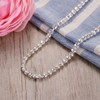 rosenice 10 m Crystal Rhinestone Clasp Chain Clear Trim Claw