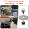 FOVPLUE Quick-Release Fender Seat Hardware Kit,1/4″-20 Thread Seat Bolt/Screw and