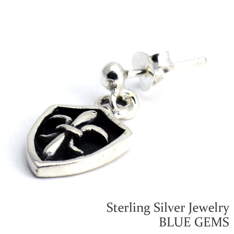STERLING SILVER 925 AMTHGPS-105 Single Ear Sterling Silver 925 Earrings