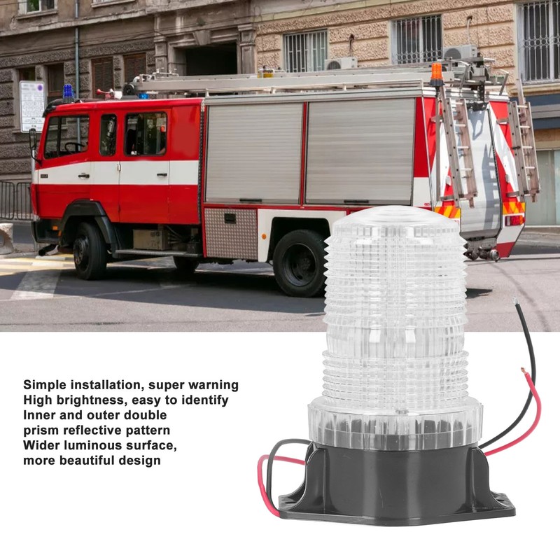 LED Forklift Strobe Light Warning Safety Emergency Flashing Beacon IP65
