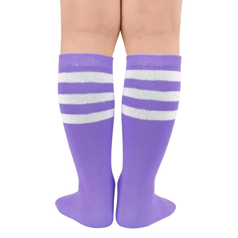Purple Girls Soccer Socks Youth Softball Socks Athletic Sock 1