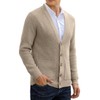 Sailwind Mens Long Sleeve Cardigan Autumn Chunky Knitted V Neck