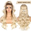 BABEHERS Blonde Lace Front Wig 13x4 Pre Plucked Synthetic Wig
