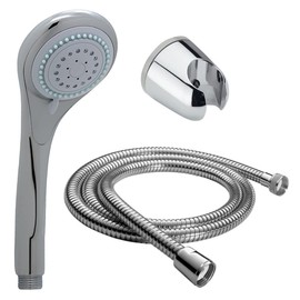 Hand Held 4-Function Shower Head with Water Stop / 150 cm Shower Head Hose / Wall Mount