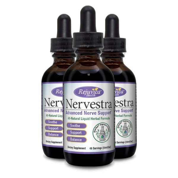 Nervestra Nerve Health Support Supplement - Fast, Natural Liquid Formula - Turmeric, B-Vitamins, Alpha Lipoic Acid & More