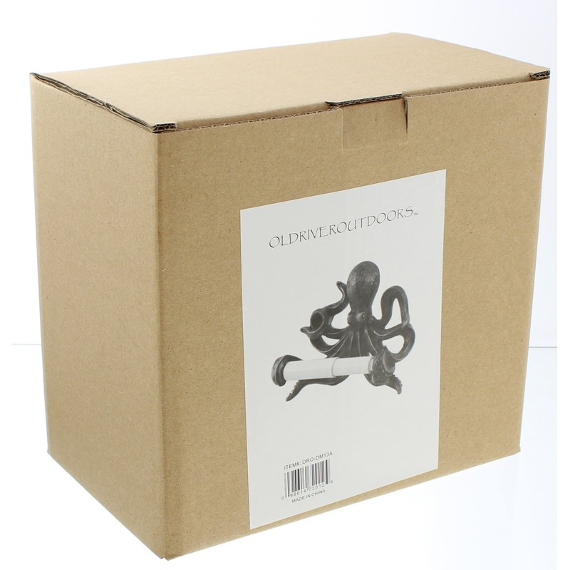 Old River Outdoors Decorative Swimming Octopus Toilet Paper Holder -