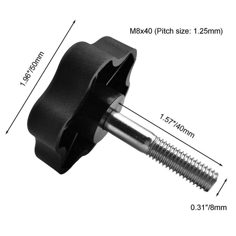 Timyrimy M8 x 40mm Canopy Screws for Porch Swing, Replacement