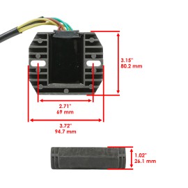 Celox Regulator Rectifier for Honda VT1100 VT 1100 C Shadow Spirit 1998-2005