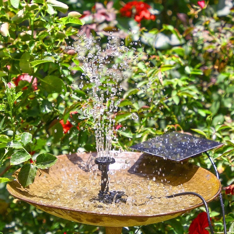 AISITIN DIY Solar Water Pump Kit for Water Feature Outdoor