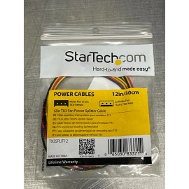 STARTECH.COM TX3SPLIT12 SPLITTER CABLE - TX3 FAN POWER - 12IN