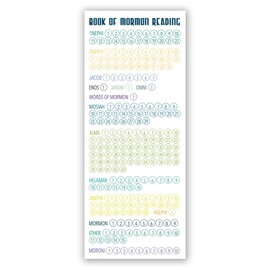 Book of Mormon Reading Chart Bookmark - Large