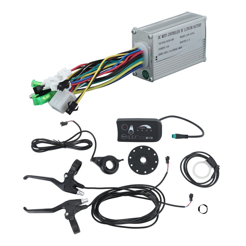 Electric Bike Controller Kit with Brake Handle Thumb Throttle 250W