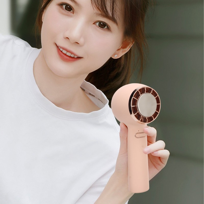 Mini Handheld Fan Portable USB Rechargeable Small Pocket Fan with