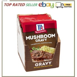 McCormick Mushroom Gravy Mix, 0.75 oz (Pack of 12)
