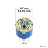 ZYTTOO 35mm Ceramic Faucet Cartridge Replacement, Compatible with Kraus, Moen,