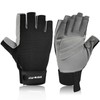 Intra-FIT Trekking Gloves, Fingerless, Climbing Gloves, Synthetic Leather, Fingerless, Work