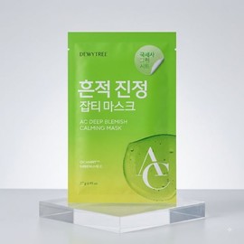 Deweytree [1 pack per day/close soothing] Deweytree AC deep soothing mask 10 sheets (heating/smudges) 111802 / [1일1팩/밀착진정] 듀이트리 AC 딥 진정 마스크 10매 (열감/흔적) 111802