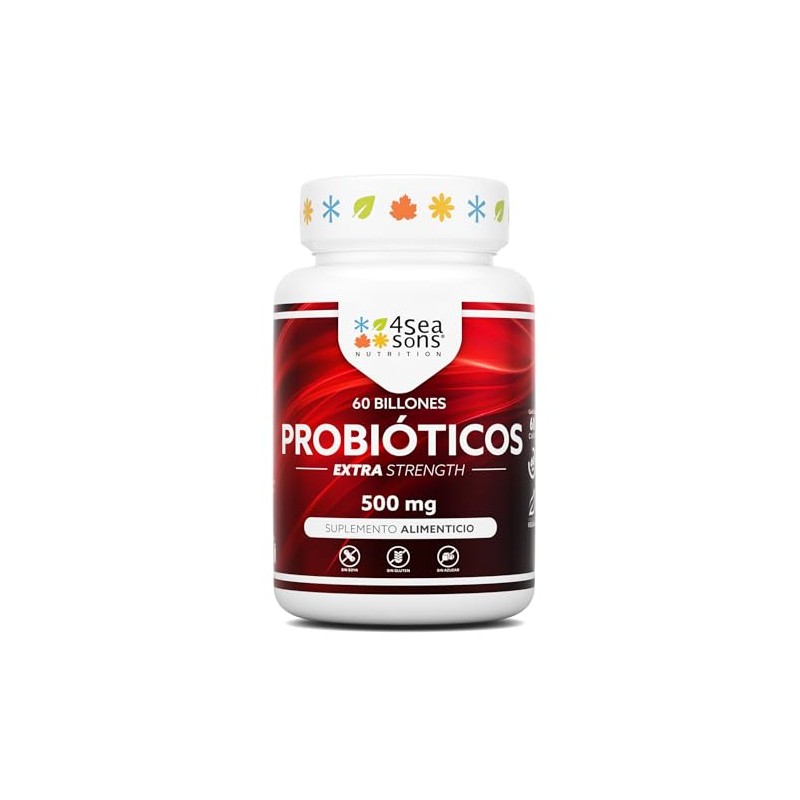 Probióticos 60 Billones 600 Mg | Complejo de 12 Cepas