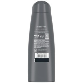 Dove Men+Care - Champú y acondicionador 2 en 1 fortificante, fresco y limpio para cabello normal a graso con cafeína y mentol para ayudar a fortalecer