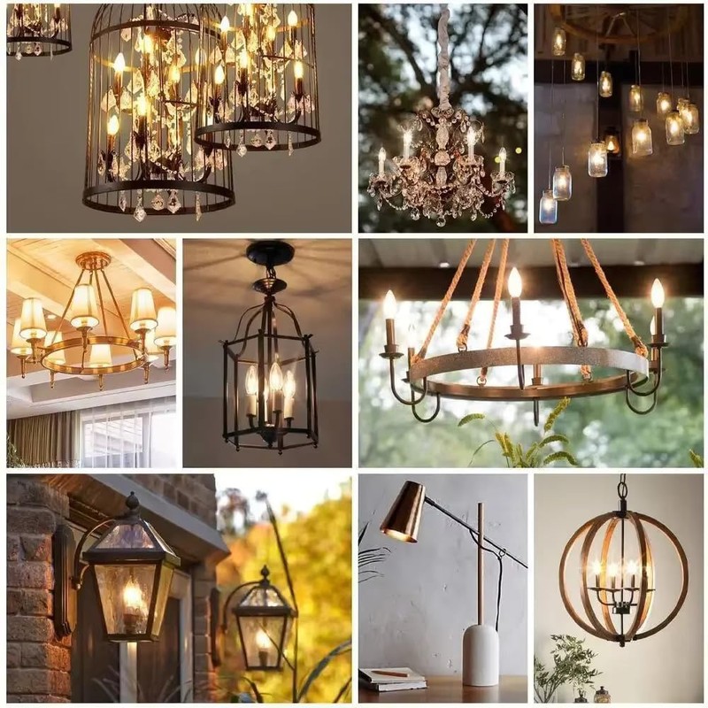 60W Incandescent Torpedo Tip Chandelier - Crystal Clear, Torpedo TipIncandescent