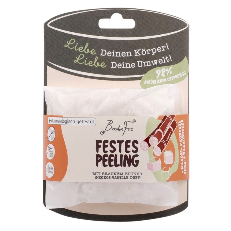 BadeFee Firm exfoliation with brown sugar (skin scrub, creamy foam,