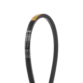sourcing map B-1800 V-Belt Drive Belt 1800 mm Inner Circumference Rubber for Power Transmission