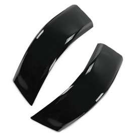 GRAND ORANGE Painted Black Corner Trim Roof Molding Compatible with Ford F250 F350 F450 F550 Super Duty 1999-2007 Regular and Crew Cab Only (Will Not Fit Extended Cab) Pair Left and Right Side