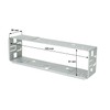 Sound-way 1 DIN Car Radio Fascia Frame with Universal Metallic