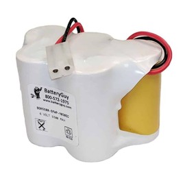 BatteryGuy 6V 5500mAh Nickel Cadmium Battery - BGN5500-5FWP-9030EC (Rechargeable)
