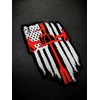 American Flag Axe Halligan Helmet Cross Firefighter Fireman Fire Maltese