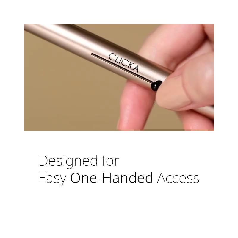 CLICKA LM602 Extendable Makeup Brush, Premium Synthetic Hair