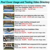 SIHAIAN 12x24Ft Rectangular Pool Cover with Side Storage for Oval