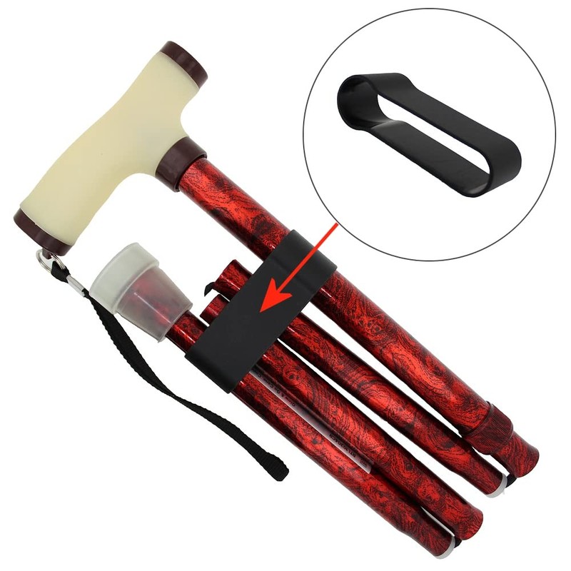 Plastic Holder Clip for Metal Folding Walking Sticks - by