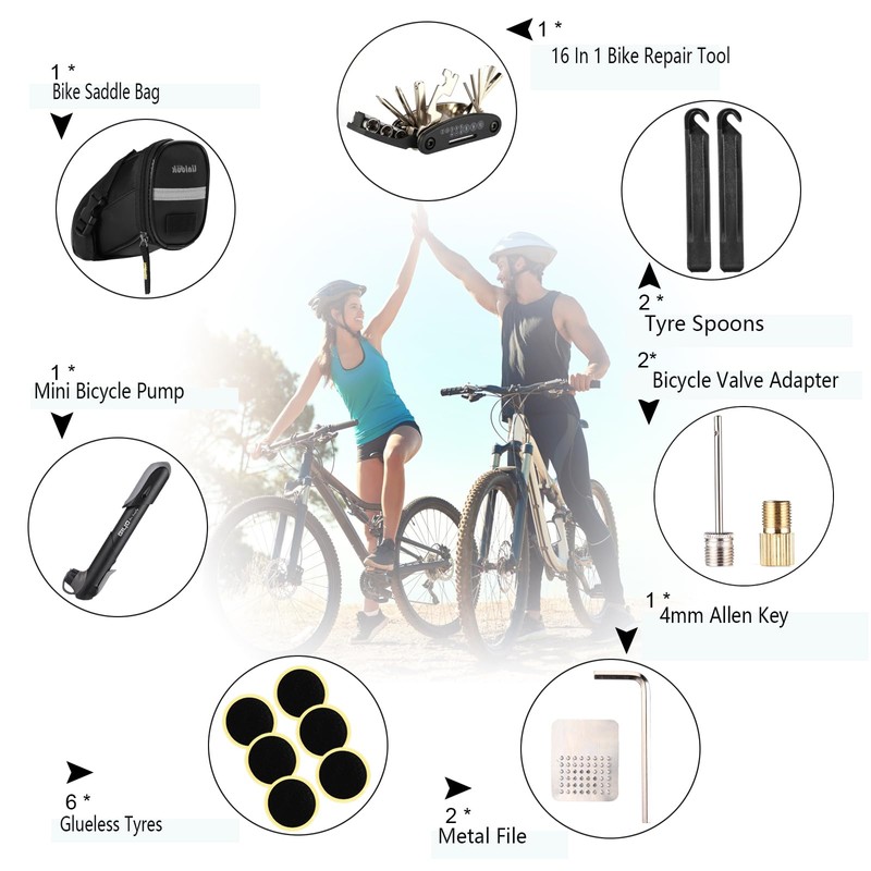 Waterproof Saddle Bag with Bike Repair Tool Kits – Bicycle