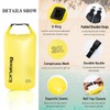 IDRYBAG Clear Dry Bag Waterproof Floating 2L/5L/10L/15L/20L, Lightweight Dry Sack