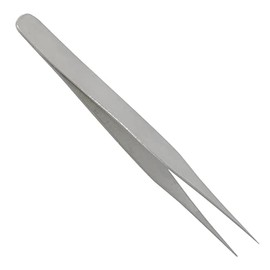 Scientific High Precision Stainless Steel Lab Tweezers/Forceps with Straight Very Fine Point
