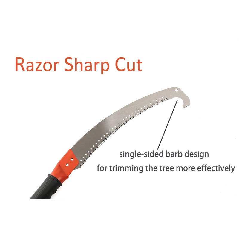 HOSKO 7.5FT Pole Saw for Tree Trimming, Long Extension Pruning