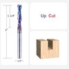 SpeTool 1/4 Inch Shank Up Cut Spiral Router Bit, 1-1/4