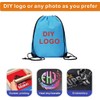 JohahaTim Drawstring Backpack Bulk Draw String Backpack Bags DIY Gym