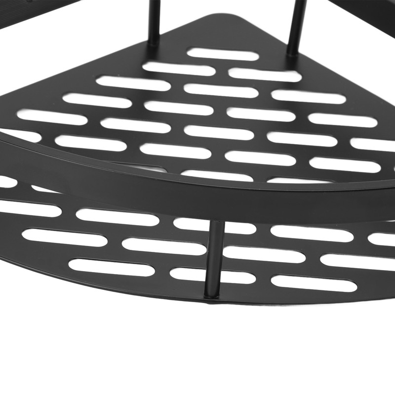 Triangular Shower Shelf Punch Free Rustproof Aluminum Shower Corner Shelf