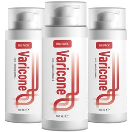 Creme Varicone Forte - 300 ml (3 x 100 ml) Pack of 3