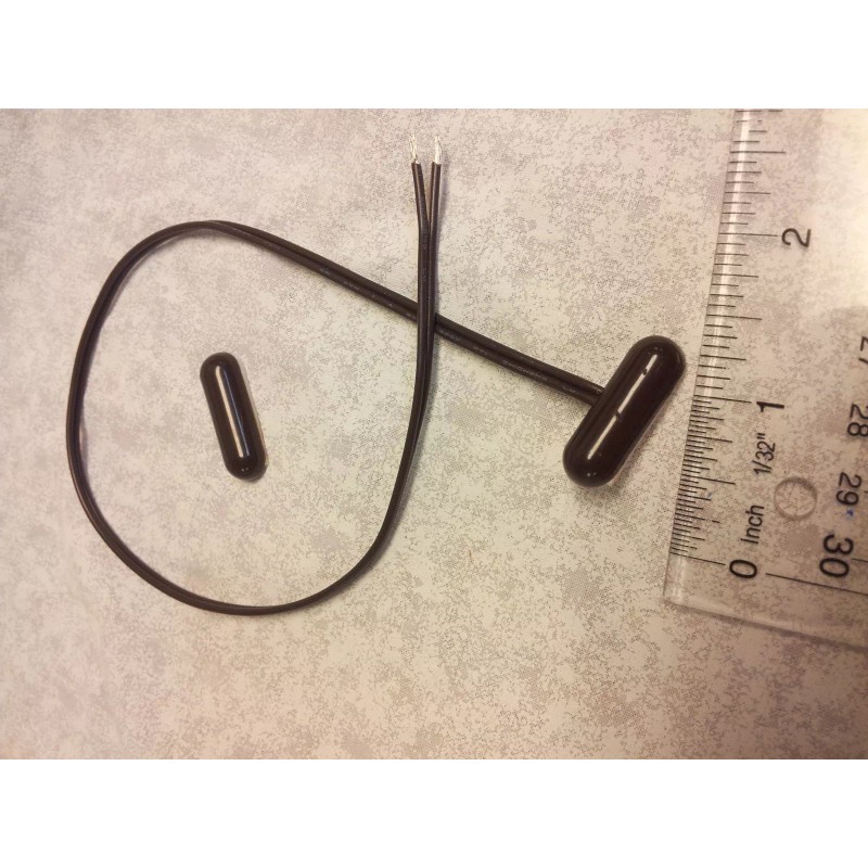 QuickSwitch 10 Dark Brown Pill Small Home Security Alarm Window